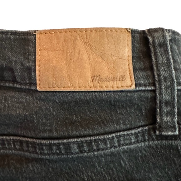 MADEWELL The Mid-Rise Perfect Vintage Jeans Sz 32 Clean Black Wash - Picture 10 of 13